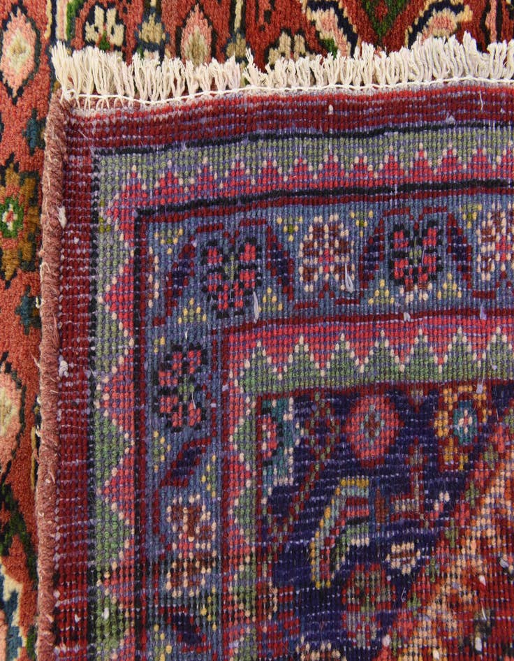 Detail image of  3' 7 x 9' 11  Hand Knotted Farahan Persian Wool Runner Rug