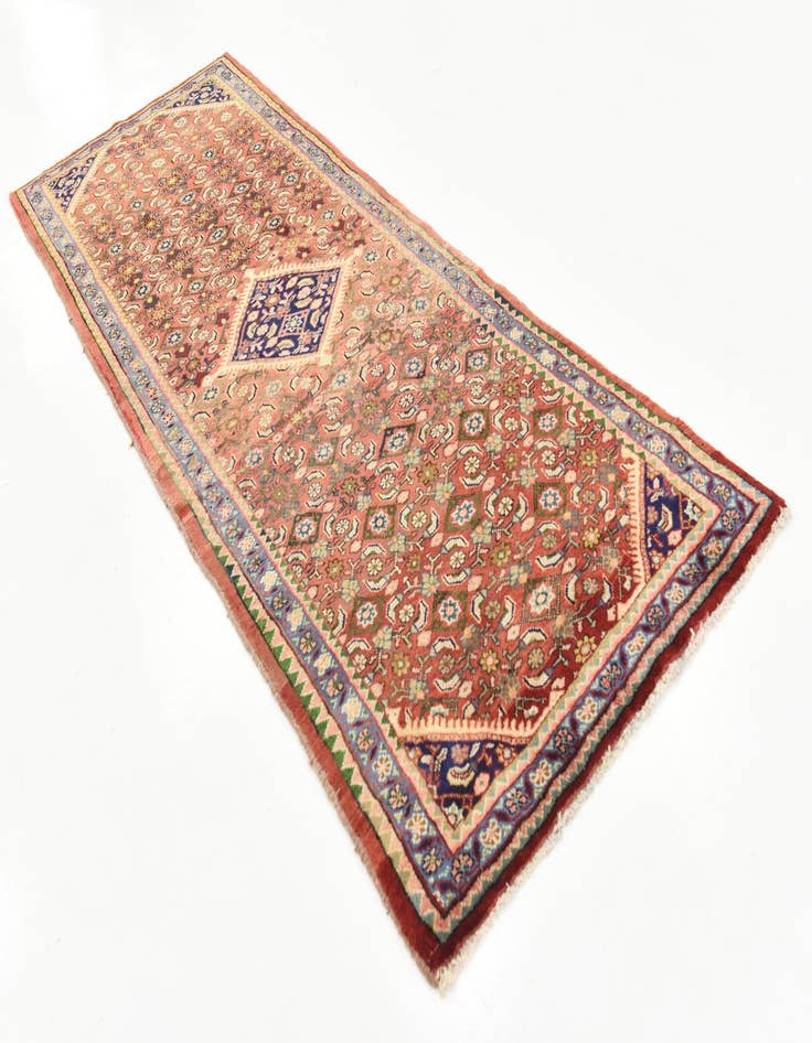 Detail image of  3' 7 x 9' 11  Hand Knotted Farahan Persian Wool Runner Rug