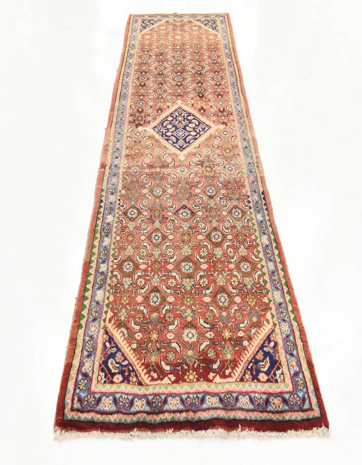 Detail image of  3' 7 x 9' 11  Hand Knotted Farahan Persian Wool Runner Rug