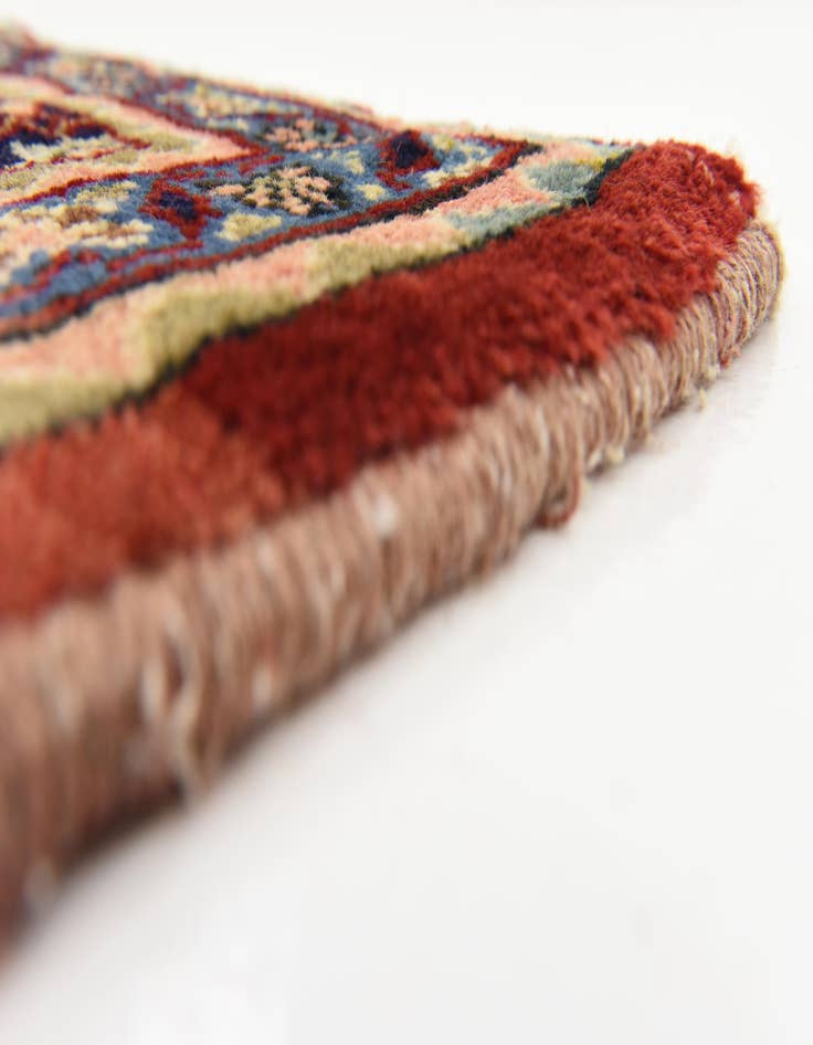 Detail image of  3' 7 x 9' 11  Hand Knotted Farahan Persian Wool Runner Rug