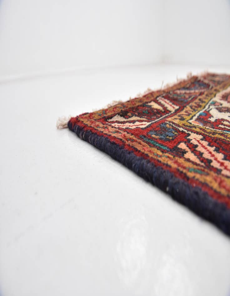 Detail image of  3' 7 x 9' 6  Hand Knotted Farahan Persian Wool Runner Rug