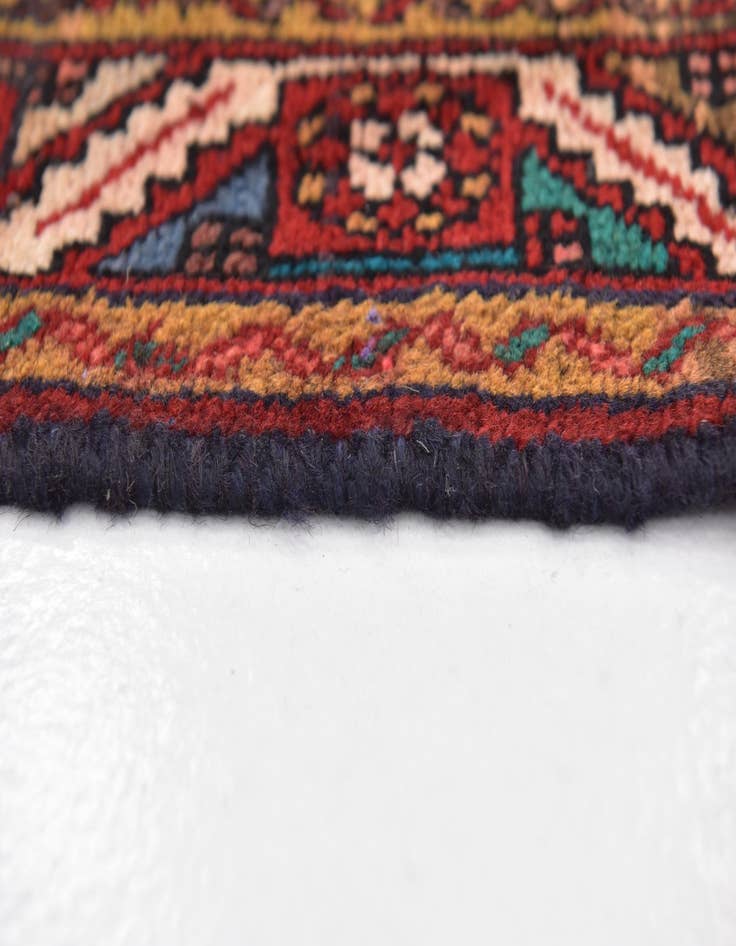 Detail image of  3' 7 x 9' 6  Hand Knotted Farahan Persian Wool Runner Rug