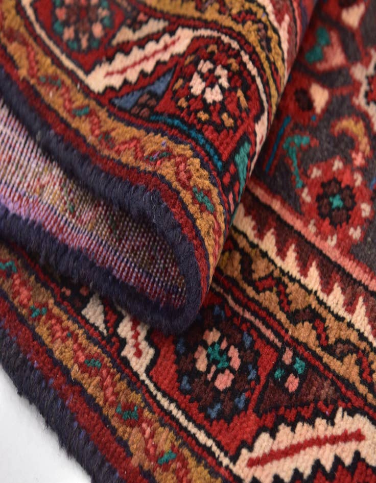 Detail image of  3' 7 x 9' 6  Hand Knotted Farahan Persian Wool Runner Rug