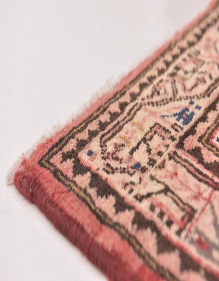 Detail image of  3' 6 x 10' 2  Hand Knotted Farahan Persian Wool Runner Rug