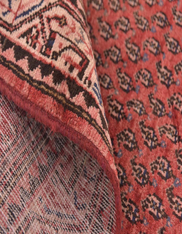 Detail image of  3' 6 x 10' 2  Hand Knotted Farahan Persian Wool Runner Rug