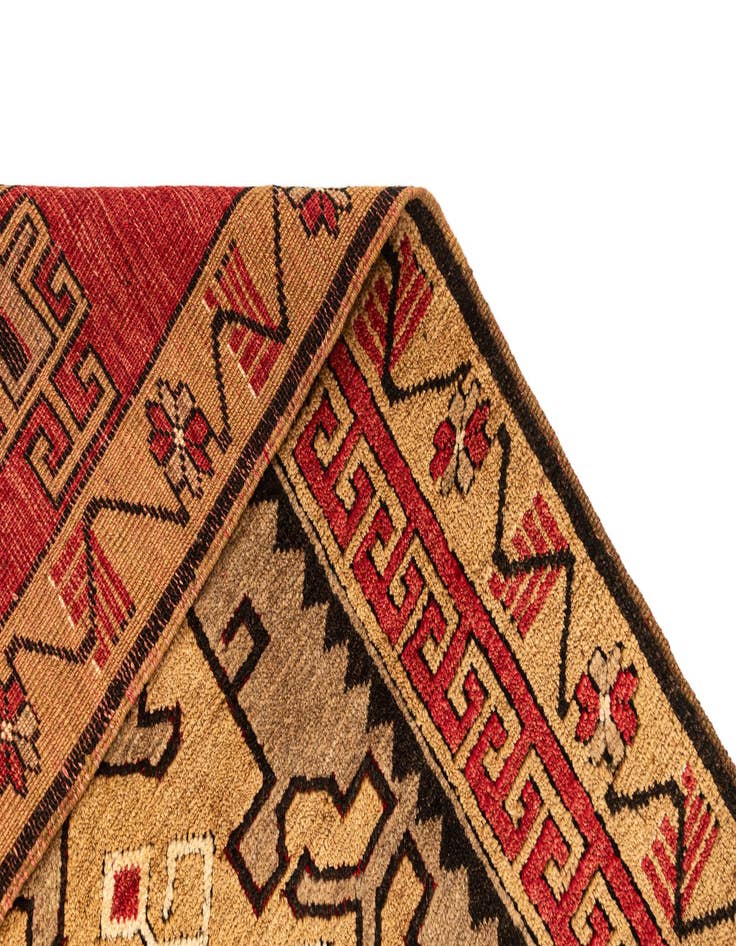 Detail image of 3' 3 x 6' 4 Hand Knotted Fars Wool Runner Rug