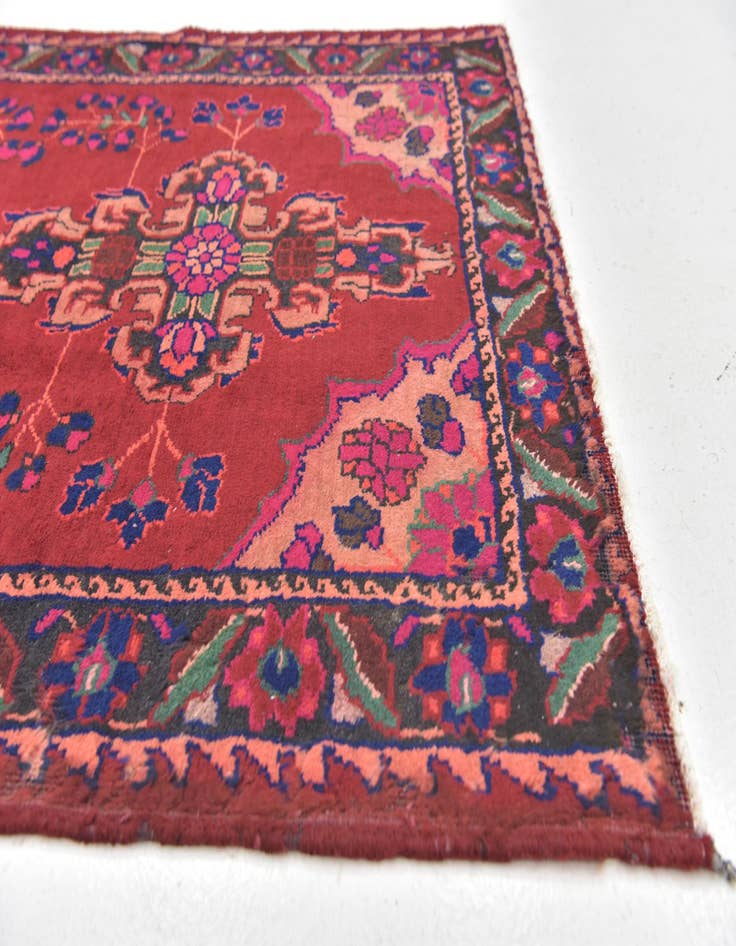 Detail image of  3' 8 x 9' 7 Ferdos Wool Runner Rug