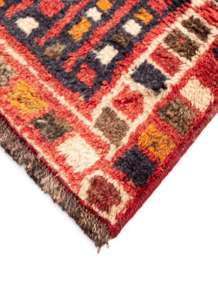 Detail image of  3' 4 x 6' 10 Gabbeh Wool Runner Rug