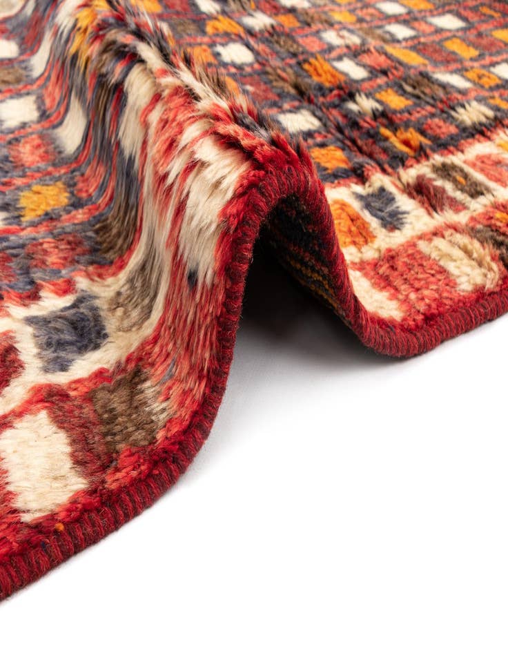 Detail image of  3' 4 x 6' 10 Gabbeh Wool Runner Rug