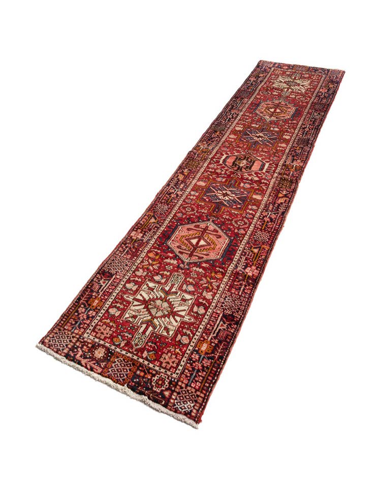 Detail image of  3' 3 x 12' 6 Gharajeh Wool Runner Rug