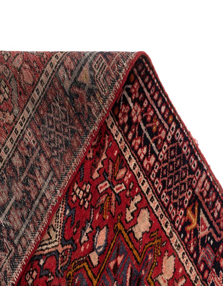 Detail image of  3' 3 x 12' 6 Gharajeh Wool Runner Rug