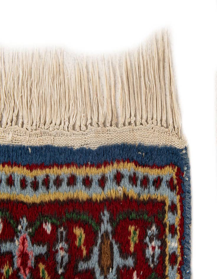 Detail image of  2' 1 x 4' 6  Hand Knotted Gharajeh Wool Runner Rug