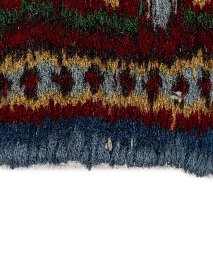 Detail image of  2' 1 x 4' 6  Hand Knotted Gharajeh Wool Runner Rug