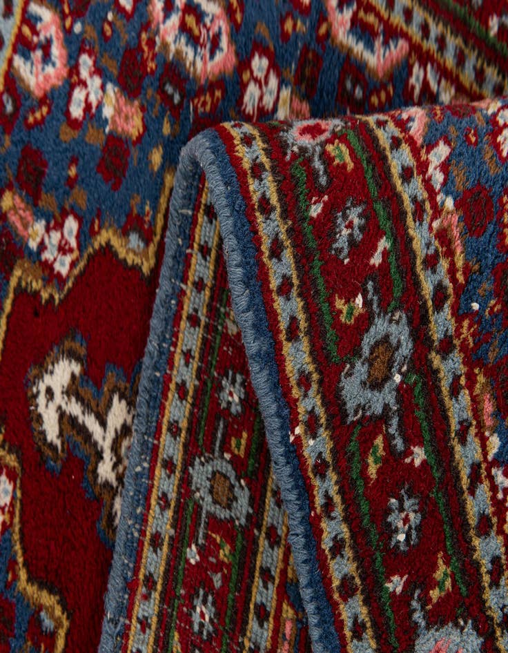 Detail image of  2' 1 x 4' 6  Hand Knotted Gharajeh Wool Runner Rug