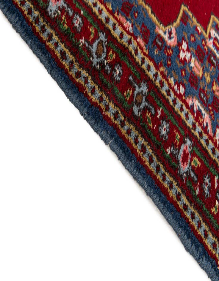 Detail image of  2' 1 x 4' 6  Hand Knotted Gharajeh Wool Runner Rug