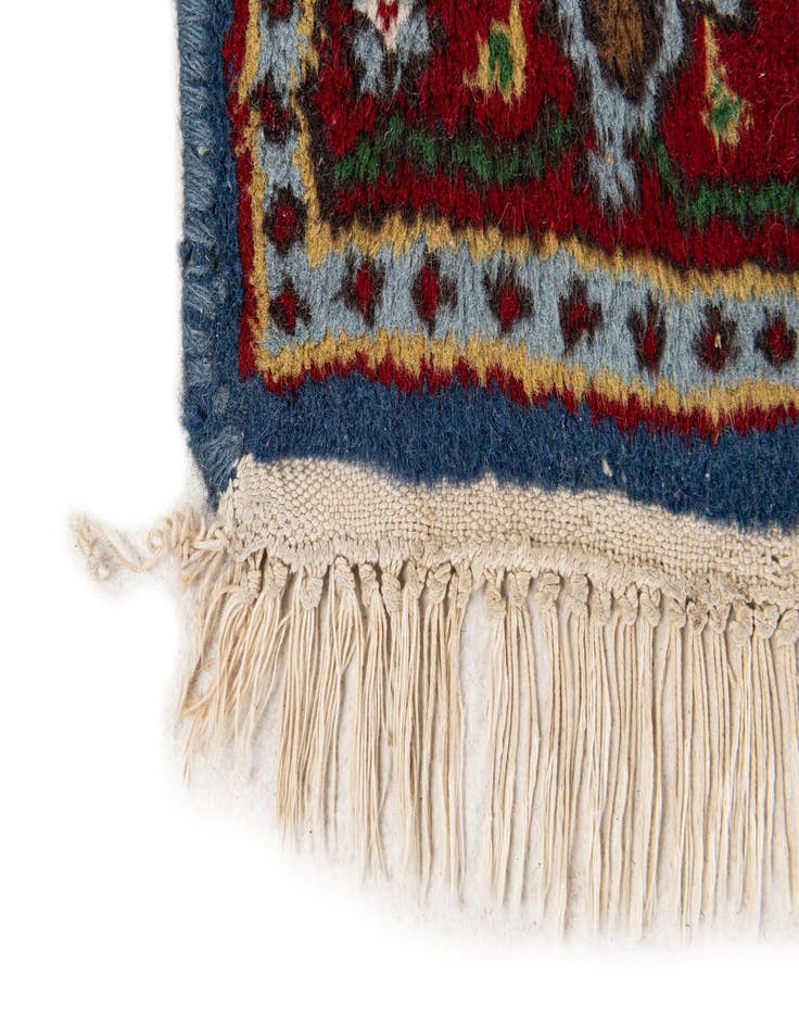 Detail image of  2' 1 x 4' 6  Hand Knotted Gharajeh Wool Runner Rug