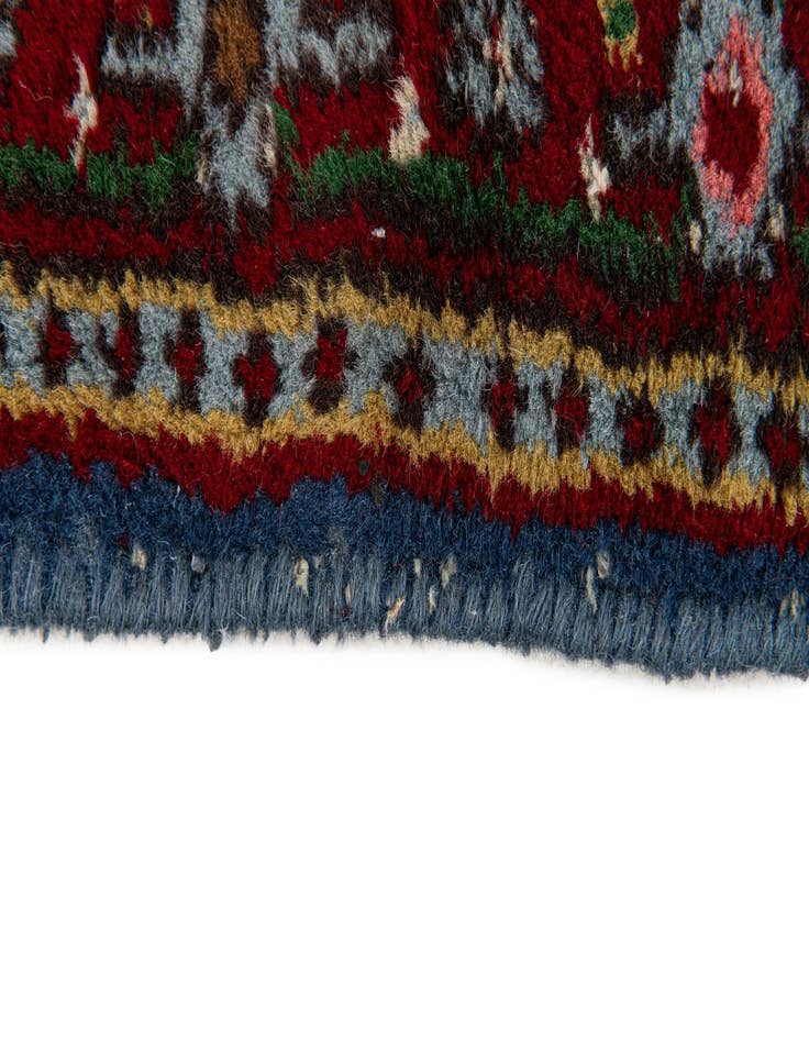 Detail image of  2' 1 x 4' 6  Hand Knotted Gharajeh Wool Runner Rug