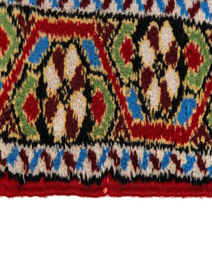 Detail image of  2' 10 x 14' 1  Hand Knotted Gharajeh Oriental Wool Runner Rug