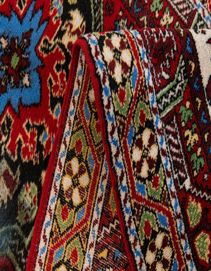 Detail image of  2' 10 x 14' 1  Hand Knotted Gharajeh Oriental Wool Runner Rug