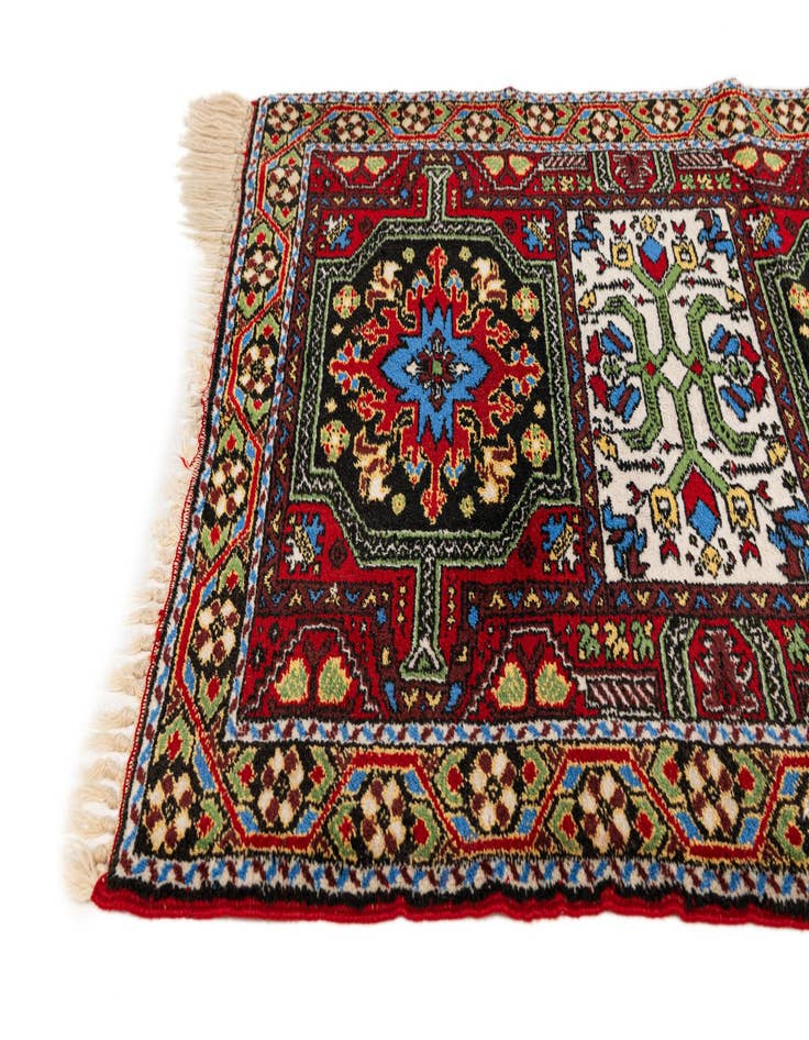 Detail image of  2' 10 x 14' 1  Hand Knotted Gharajeh Oriental Wool Runner Rug