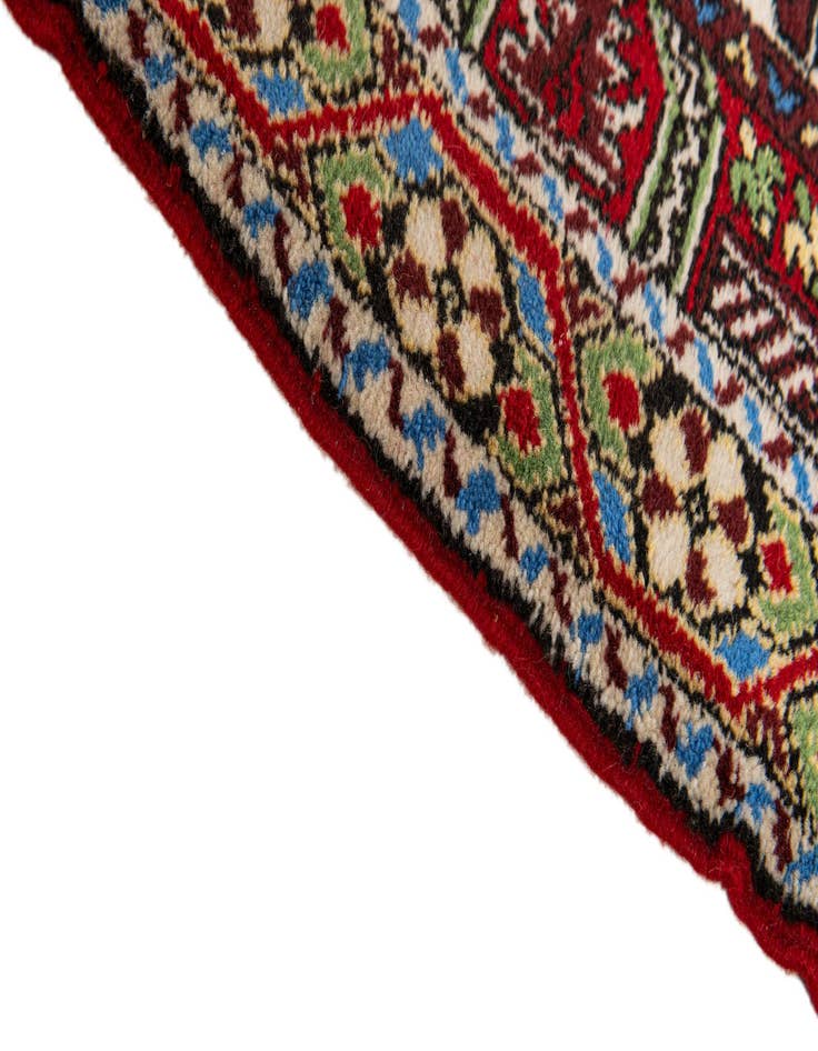 Detail image of  2' 10 x 14' 1  Hand Knotted Gharajeh Oriental Wool Runner Rug