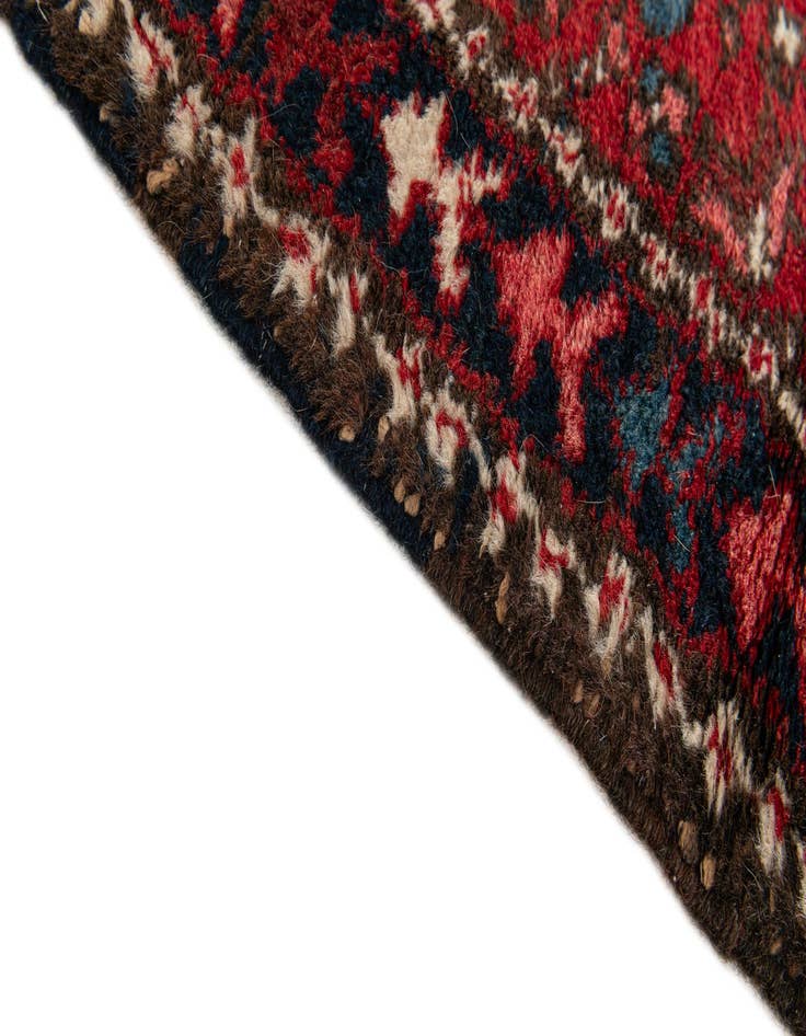 Detail image of  2' 4 x 8' 2  Hand Knotted Gharajeh Persian Wool Runner Rug