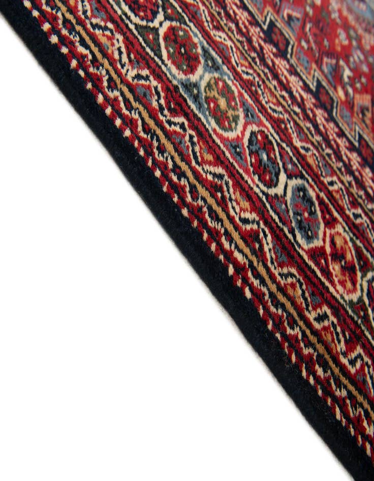 Detail image of  5' 7 x 10' 9  Hand Knotted Ghashghaei Wool Runner Rug