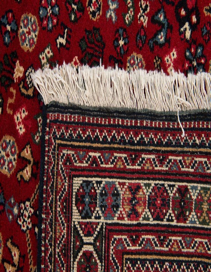 Detail image of  5' 7 x 10' 9  Hand Knotted Ghashghaei Wool Runner Rug