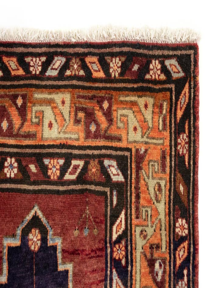 Detail image of  3' 7 x 12' 8  Hand Knotted Gholtogh Persian Wool Runner Rug