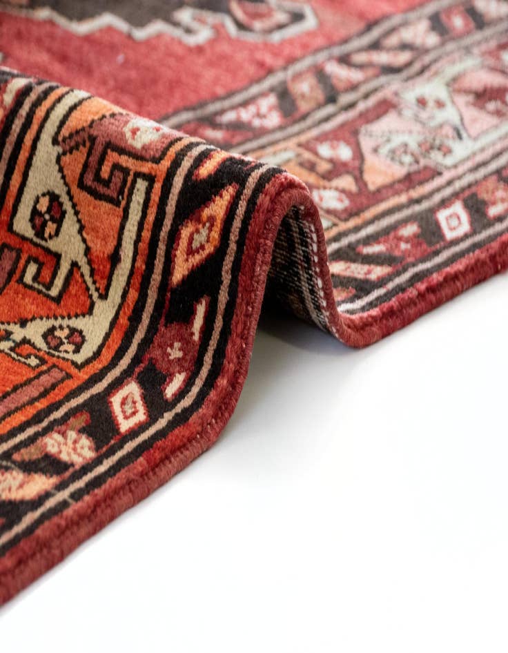 Detail image of  3' 7 x 12' 8  Hand Knotted Gholtogh Persian Wool Runner Rug