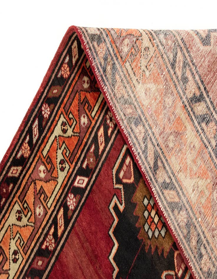 Detail image of  3' 7 x 12' 8  Hand Knotted Gholtogh Persian Wool Runner Rug