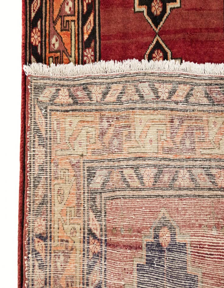 Detail image of  3' 7 x 12' 8  Hand Knotted Gholtogh Persian Wool Runner Rug