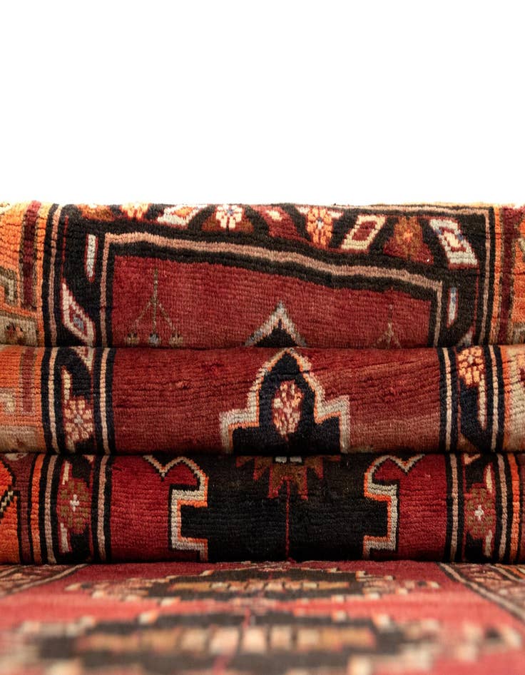 Detail image of  3' 7 x 12' 8  Hand Knotted Gholtogh Persian Wool Runner Rug