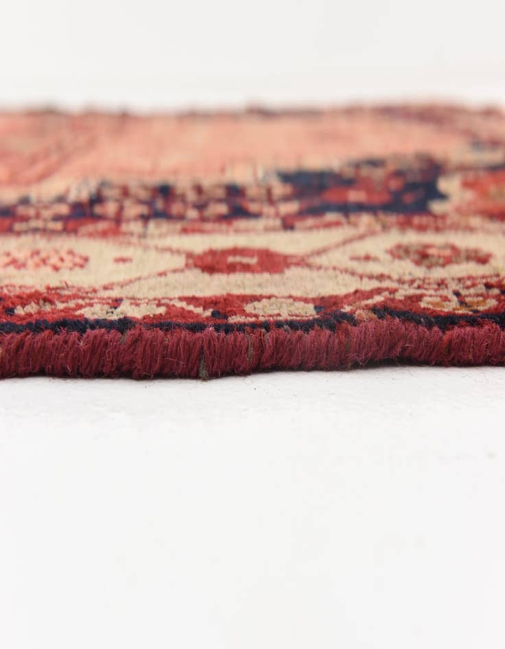 Detail image of  5' x 9' 8  Hand Knotted Hamedan Persian Wool Runner Rug