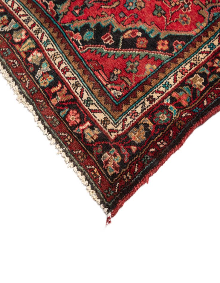 Detail image of  3' 6 x 9' 11 Hamedan Wool Runner Rug
