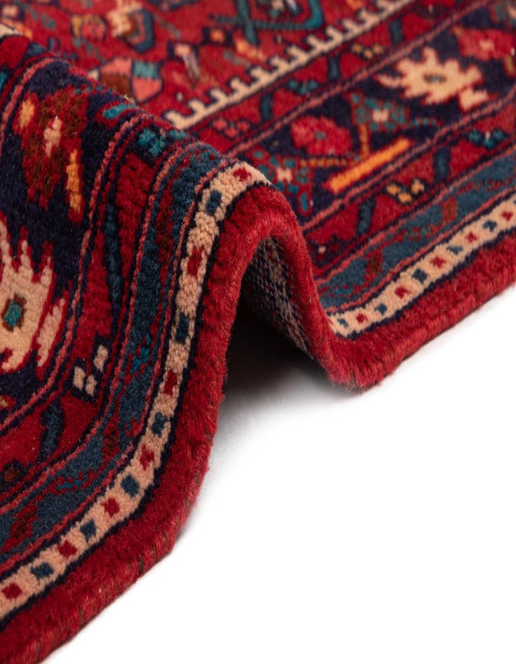 Detail image of  4' 11 x 9' 9 Hamedan Wool Runner Rug