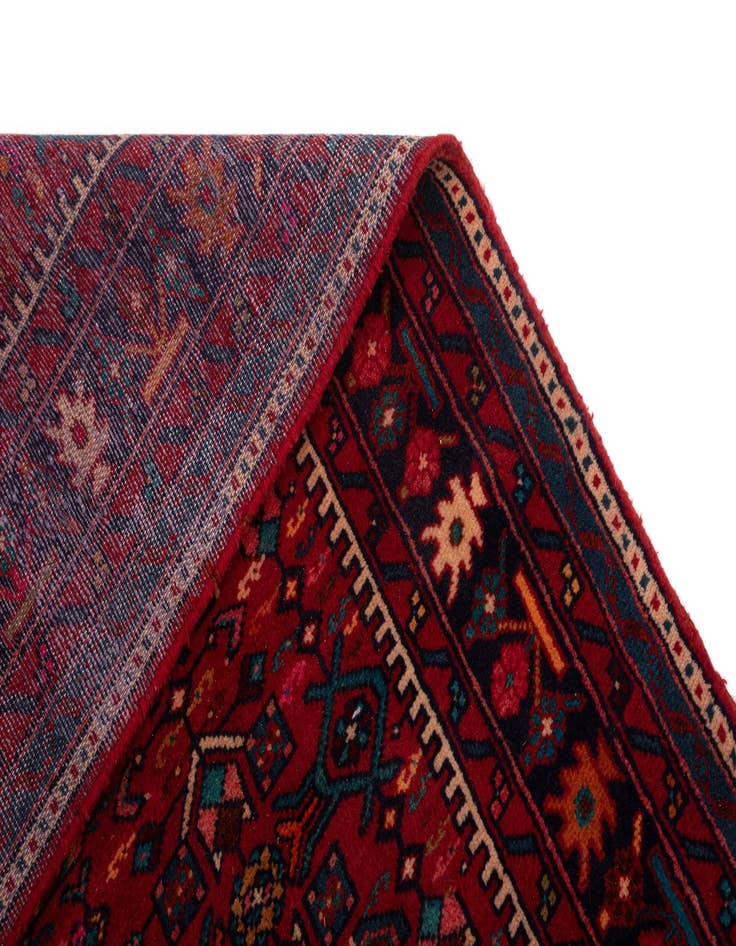 Detail image of  4' 11 x 9' 9 Hamedan Wool Runner Rug