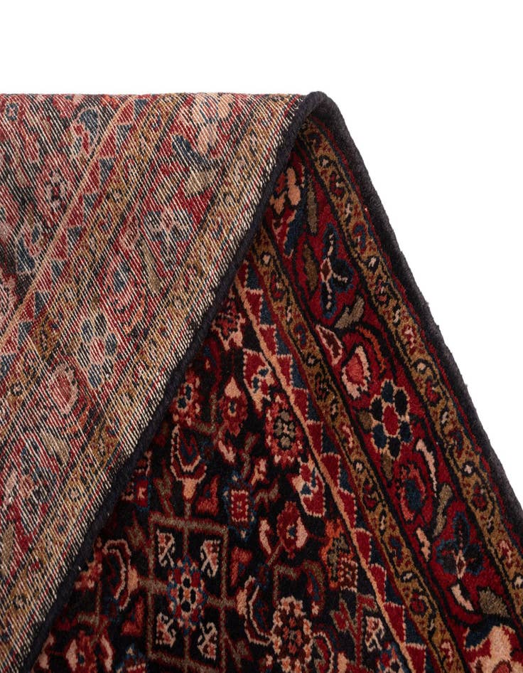Detail image of  3' 11 x 12' 7 Hamedan Wool Runner Rug