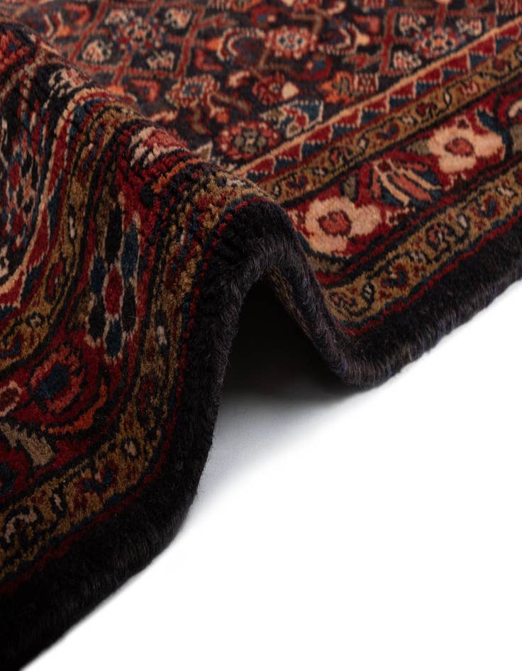 Detail image of  3' 11 x 12' 7 Hamedan Wool Runner Rug