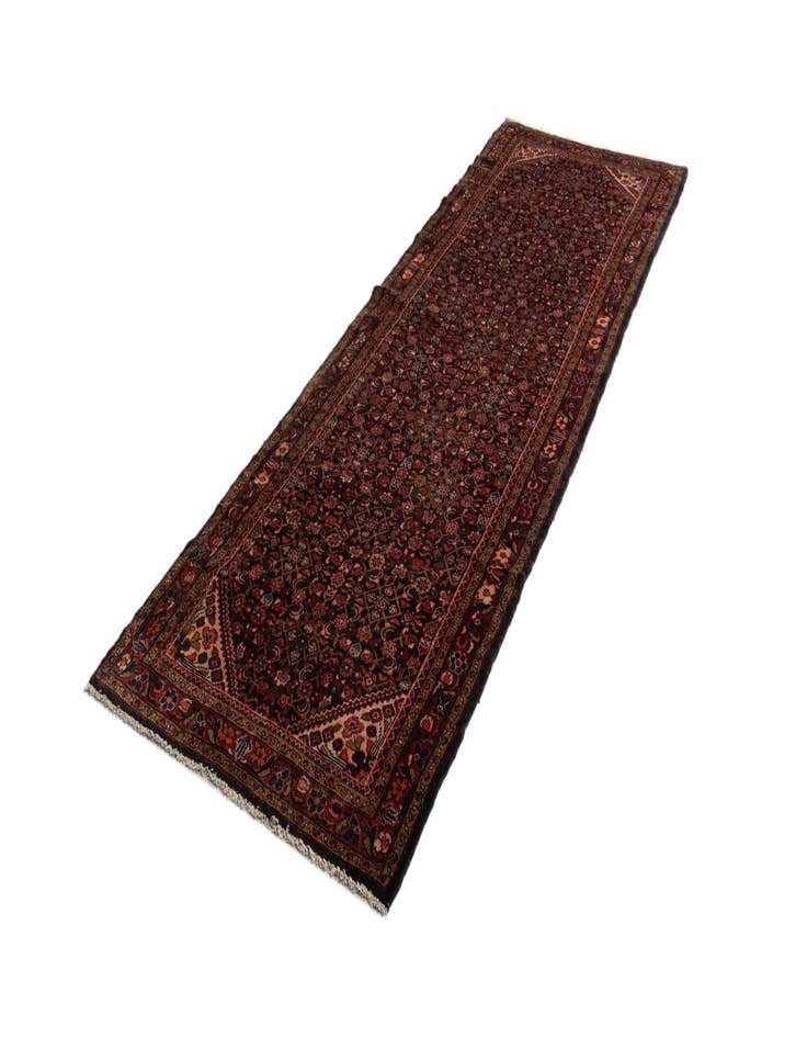 Detail image of  3' 11 x 12' 7 Hamedan Wool Runner Rug