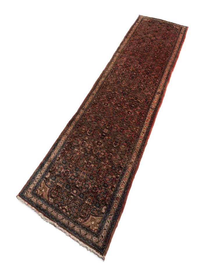 Detail image of  3' 4 x 14' 2 Hamedan Wool Runner Rug