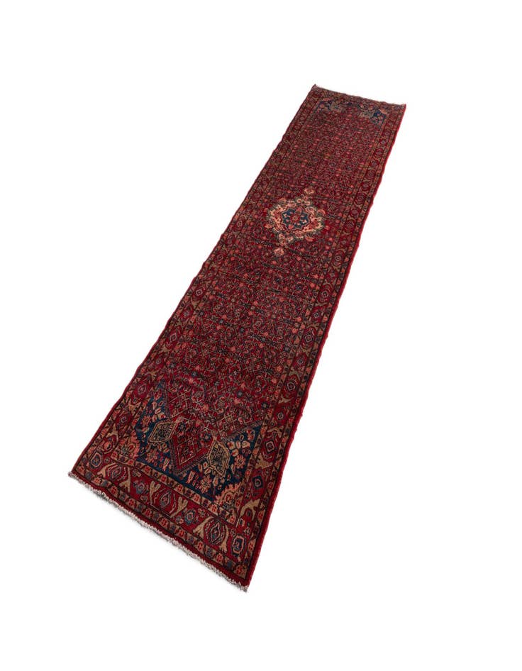 Detail image of  3' 7 x 13' 3 Hamedan Wool Runner Rug