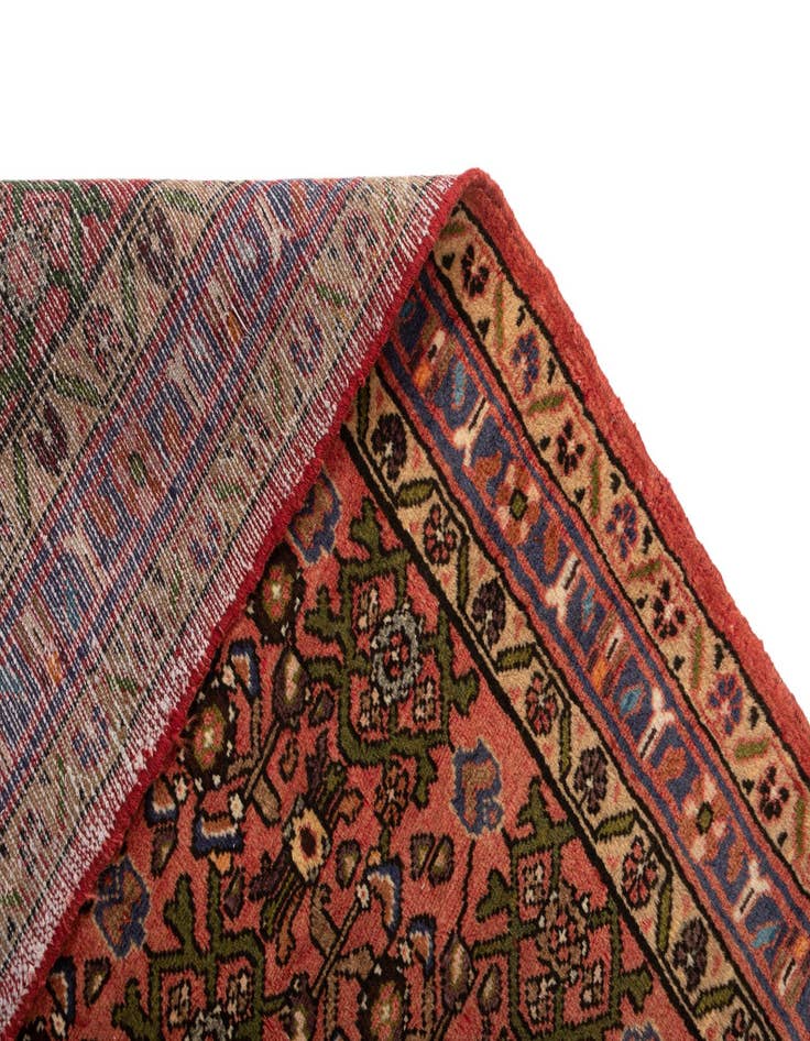 Detail image of  3' 6 x 9' 5 Hamedan Wool Runner Rug