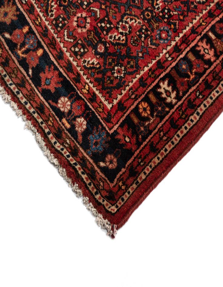 Detail image of  3' 9 x 12' 11 Hamedan Wool Runner Rug