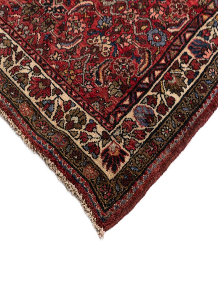 Detail image of  4' 1 x 10' Hamedan Wool Runner Rug