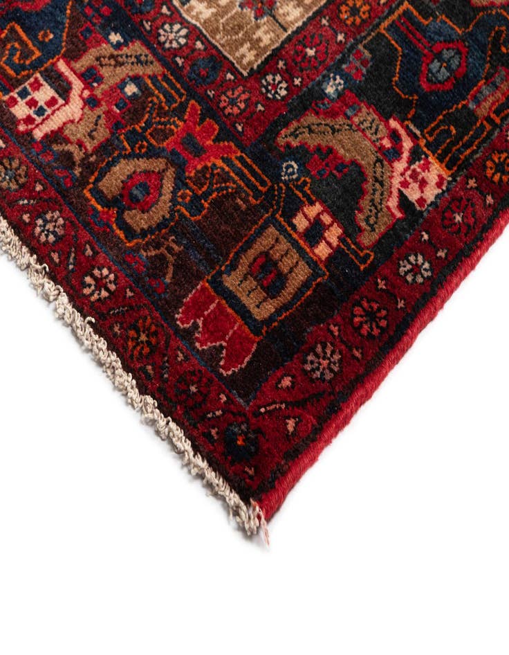 Detail image of  5' 4 x 14' 10 Hamedan Wool Runner Rug