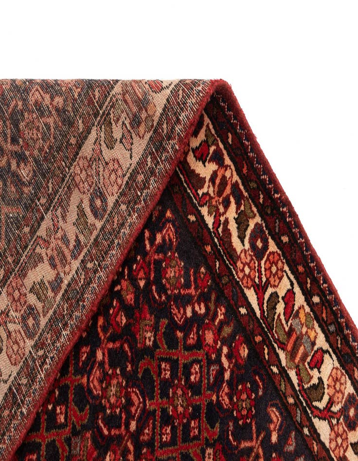 Detail image of  3' 8 x 10' 10 Hamedan Wool Runner Rug