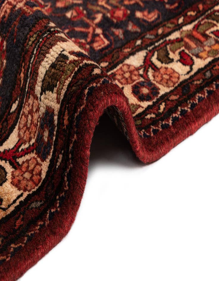 Detail image of  3' 8 x 10' 10 Hamedan Wool Runner Rug