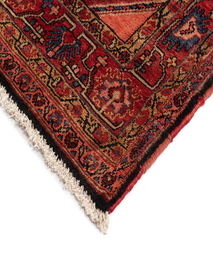 Detail image of  3' 8 x 10' 2 Hamedan Wool Runner Rug