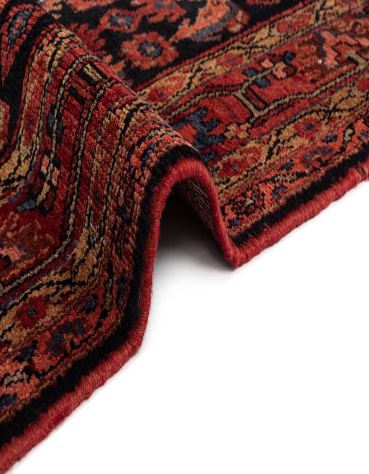 Detail image of  3' 8 x 10' 2 Hamedan Wool Runner Rug
